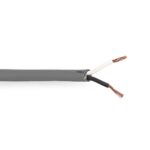 Speaker-Kabel | 2 x 1.50 mm² | Koper | 100 m | Rond | PVC | Donkergrijs | Rol