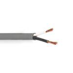 Speaker-Kabel | 2 x 2.50 mm² | Koper | 100 m | Rond | PVC | Donkergrijs | Rol