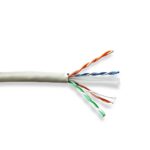 CAT6 Netwerkkabel Rol | Solid | U/UTP | Koper | 305 m | Binnenshuis | Rond | LSZH | Grijs | Trekdoos