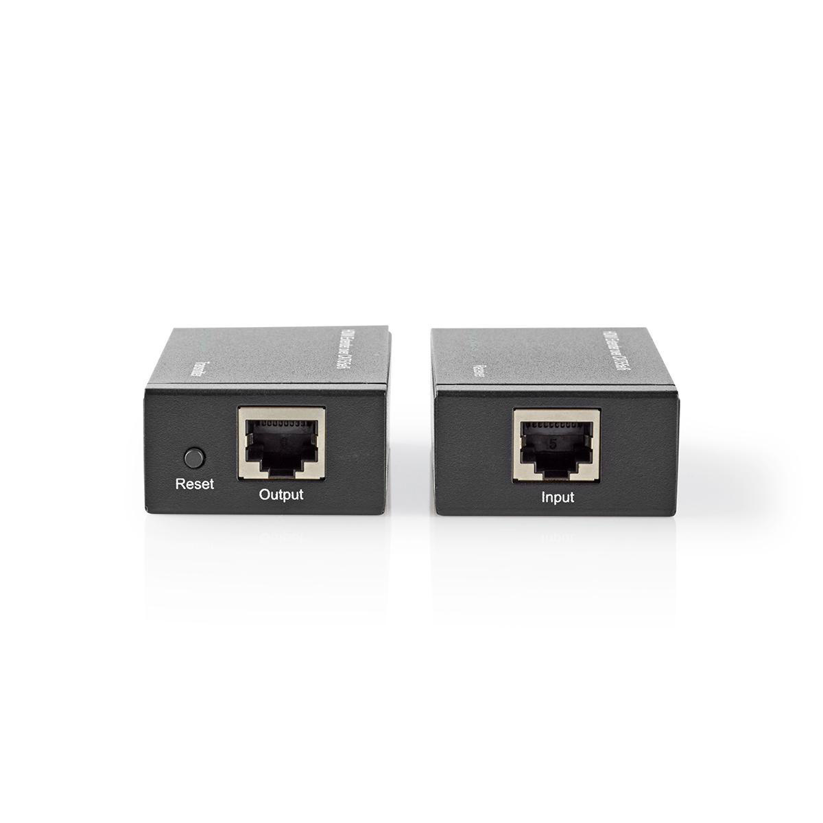 HDMI™-Extender | Over Cat6 | tot 60 m | 1080p | 1.65 Gbps | Metaal | Antraciet