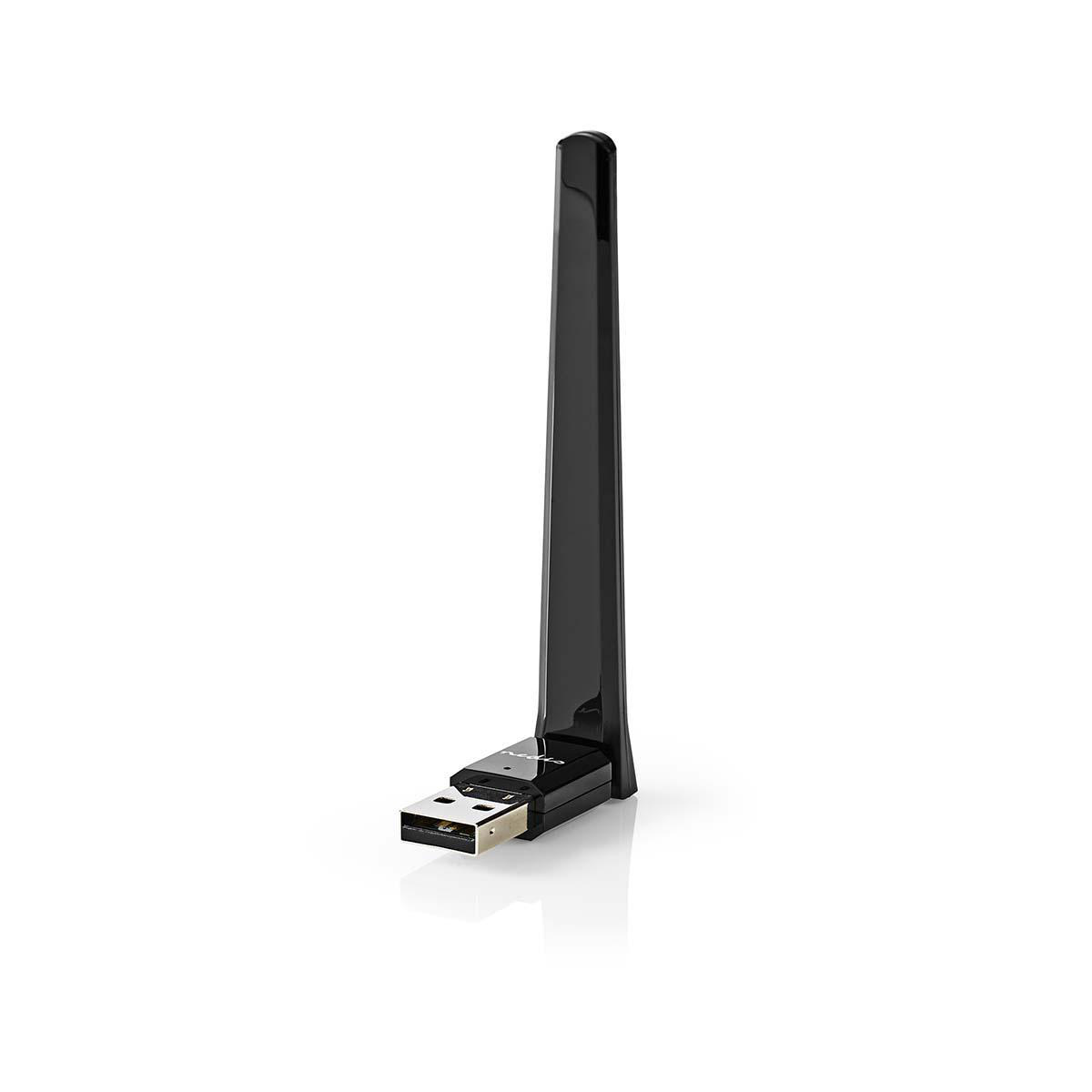 Netwerk-Dongel | Wi-Fi | AC600 | 2.4/5 GHz (Dual Band) | USB2.0 | Wi-Fi-snelheid totaal: 600 Mbps | Windows 10 / Windows 7 / Windows 8