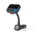 Nedis Bluetooth FM Transmitter met carkit, Micro SD en USB lader met 2 poorten / zwart