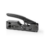 Krimptang | CAT5 / CAT5e / CAT6 / CAT6a / CAT7 / RJ12 | Snijden / Tang | ABS / Staal | Zwart