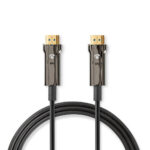Actieve Optische Ultra High Speed HDMI™-Kabel met Ethernet | HDMI™ Connector | HDMI™ Connector | 8K@60Hz | 48 Gbps | 100 m | Rond | PVC | Zwart | Gift Box