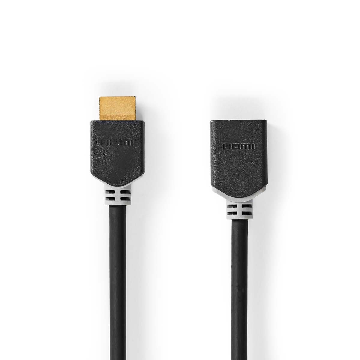 High Speed HDMI™-Kabel met Ethernet | HDMI™ Connector | HDMI™ Output | 4K@60Hz | ARC | 18 Gbps | 1.00 m | Rond | PVC | Antraciet | Doos