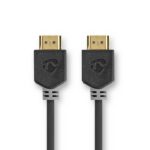 Ultra High Speed ​​HDMI™-Kabel | HDMI™ Connector | HDMI™ Connector | 8K@60Hz | 48 Gbps | 3.00 m | Rond | 6.7 mm | Antraciet | Doos