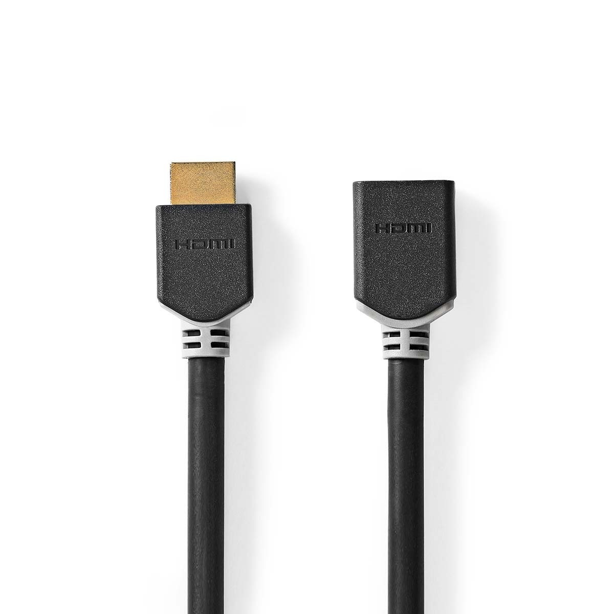 High Speed HDMI™-Kabel met Ethernet | HDMI™ Connector | HDMI™ Output | 8K@60Hz | eARC | 48 Gbps | 1.00 m | Rond | PVC | Antraciet | Doos