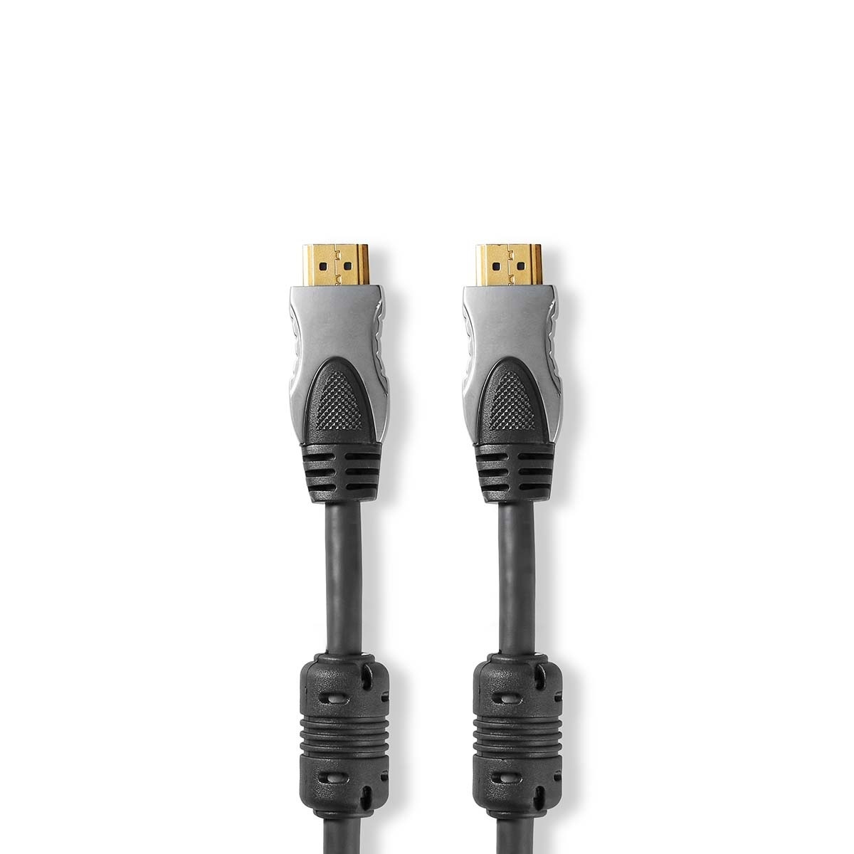 High Speed HDMI™-Kabel met Ethernet | HDMI™ Connector | HDMI™ Connector | 4K@60Hz | 18 Gbps | 5.00 m | Rond | PVC | Antraciet | Doos