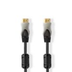HDMI™ Kabel | HDMI™ Connector | HDMI™ Connector | 8K@60Hz | Verguld | 2.00 m | Recht | PVC | Antraciet | Doos