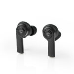 Volledig Draadloze Oordopjes | Bluetooth® | Maximale batterijduur: 3.5 uur | Drukbediening | Charging case | Ingebouwde microfoon | Ondersteuning voor spraakbesturing | Ear Wings | Zwart