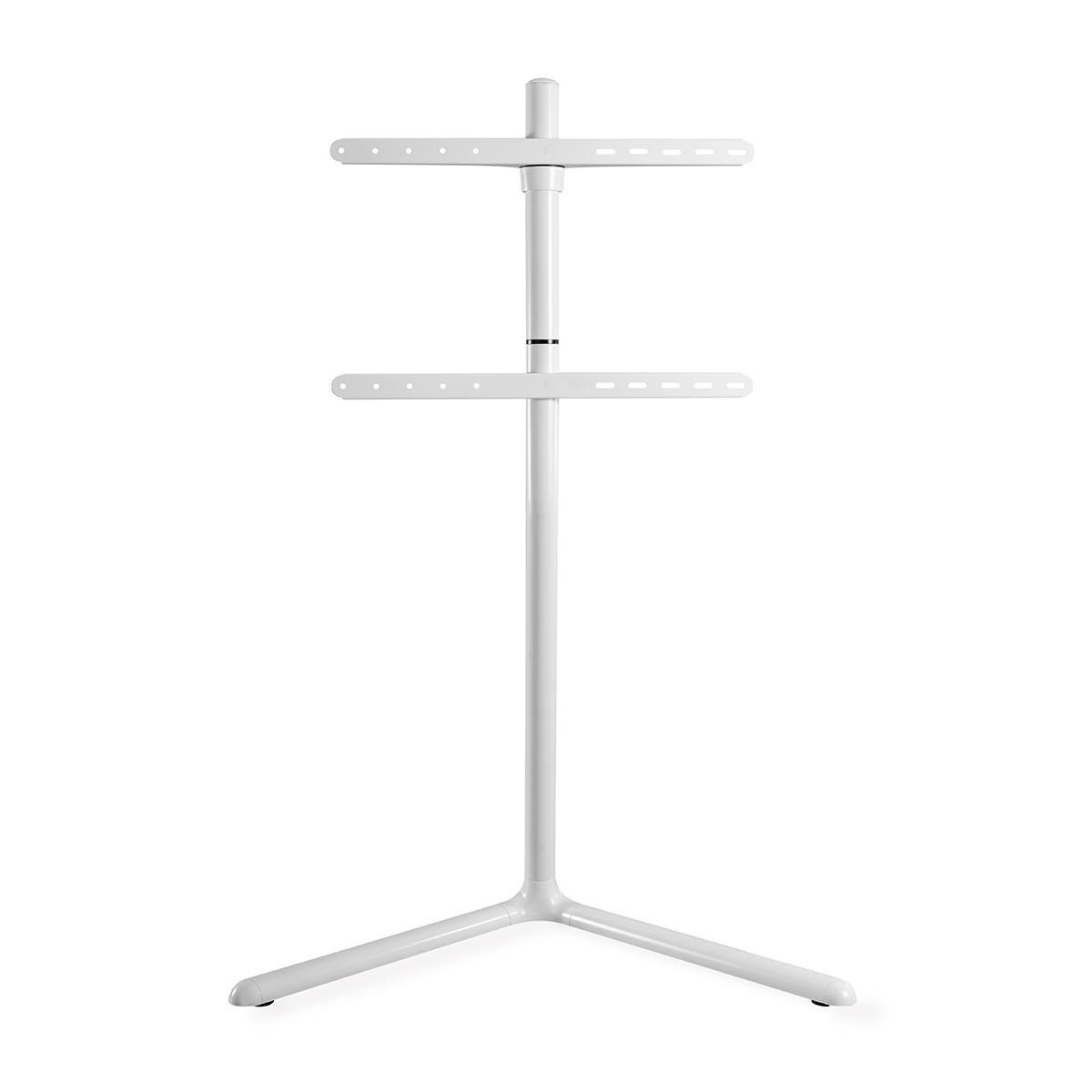 TV Vloerstandaard | 49 - 70 " | Maximaal schermgewicht: 40 kg | V-shape Design | Anti-omval-riem | Snap-lock | Aluminium / Staal | Wit