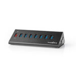 USB-Hub | USB Micro-B Female | USB-A Female | 8-Poorts poort(en) | QC3.0 / USB 3.2 Gen 1 | Netvoeding / USB Gevoed | 5 Gbps | 8x USB
