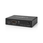 HDMI™-Switch | 3 poort(en) | 3x HDMI™ Input | 1x HDMI™ Output | 8K@60Hz | 45 Gbps | Afstandbestuurbaar | Aluminium | Antraciet