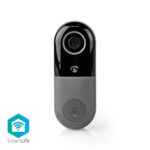 SmartLife Videodeurbel | Transformator | Full HD 1080p | Cloud Opslag (optioneel) / microSD (niet inbegrepen) | IP54 | Met bewegingssensor | Nachtzicht | Grijs / Zwart