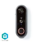 SmartLife Videodeurbel | Batterij Gevoed | Full HD 1080p | Cloud Opslag (optioneel) / microSD (niet inbegrepen) | IP54 | Met bewegingssensor | Nachtzicht | Grijs