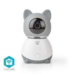 SmartLife Camera voor Binnen | Full HD 1080p | Pan tilt | Cloud Opslag (optioneel) / microSD (niet inbegrepen) | Nachtzicht | Grijs / Wit