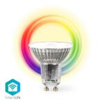 SmartLife LED Spot | Wi-Fi | GU10 | 345 lm | 5 W | RGB / Warm tot Koel Wit | 2700 - 6500 K | Energieklasse: G | Android™ / IOS | PAR16 | 1 Stuks
