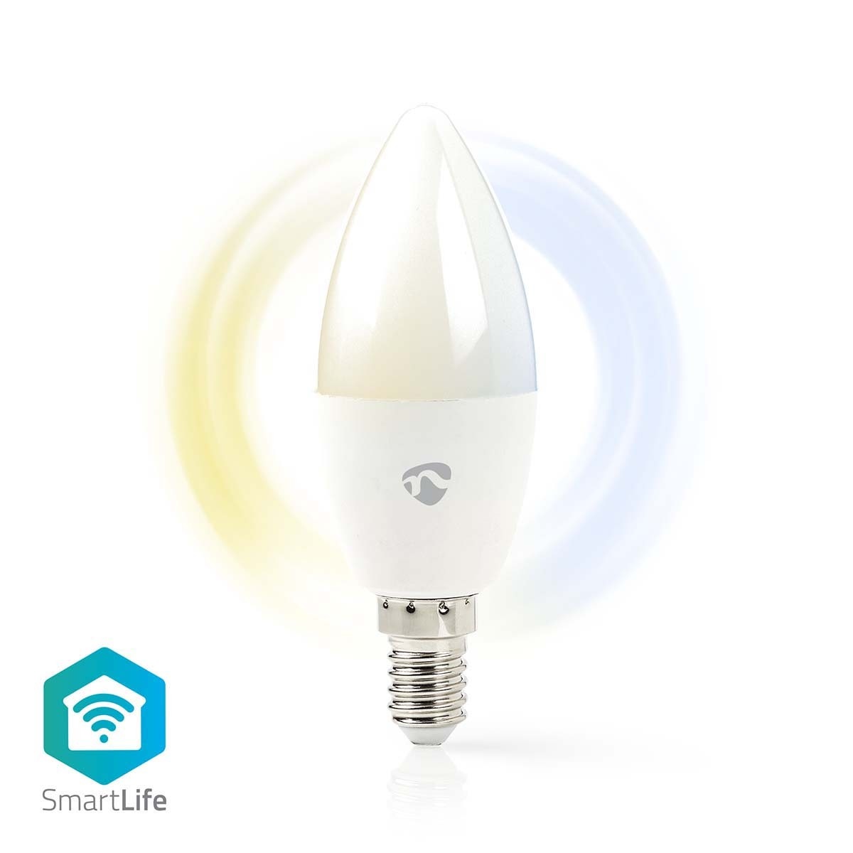 SmartLife LED Bulb | Wi-Fi | E14 | 470 lm | 4.90 W | Warm tot Koel Wit | 2700 - 6500 K | Android™ / IOS | Kaars | 1 Stuks