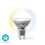 SmartLife LED Spot | Wi-Fi | GU10 | 345 lm | 5 W | Warm tot Koel Wit | 2700 - 6500 K | Energieklasse: G | Android™ / IOS | PAR16 | 1 Stuks
