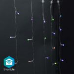 SmartLife-kerstverlichting | Gordijn | Wi-Fi | RGB | 180 LED's | 3.00 m | Android™ / IOS