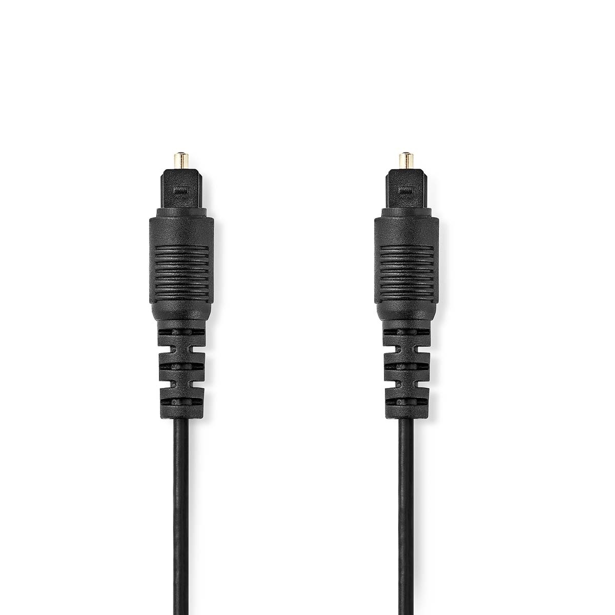 Optische Audiokabel | TosLink Male | TosLink Male | 1.00 m | Rond | PVC | Zwart | Doos