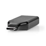 USB-C™ Adapter | USB 3.2 Gen 1 | USB-C™ Male | HDMI™ Output | 4K@60Hz | Rond | Vernikkeld | Grijs / Zwart | Doos