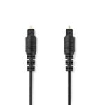 Optische Audiokabel | TosLink Male | TosLink Male | 3.00 m | Rond | PVC | Zwart | Doos