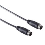 DIN-Audiokabel | DIN 5-Pins Male | DIN 5-Pins Male | Vernikkeld | 3.00 m | Rond | PVC | Zwart | Label