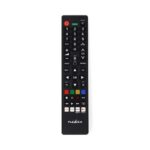 Vervangende Afstandsbediening | Geschikt voor: Panasonic / Sharp | Voorgeprogrammeerd | 1 Apparaat | Amazon Prime / Disney + Button / Netflix Knop / Rakuten TV Button / Youtube Knop | Infrarood | Zwart