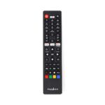 Vervangende Afstandsbediening | Geschikt voor: TCL/Thomson | Voorgeprogrammeerd | 1 Apparaat | Amazon Prime / Netflix Knop / Youtube Knop | Infrarood | Zwart