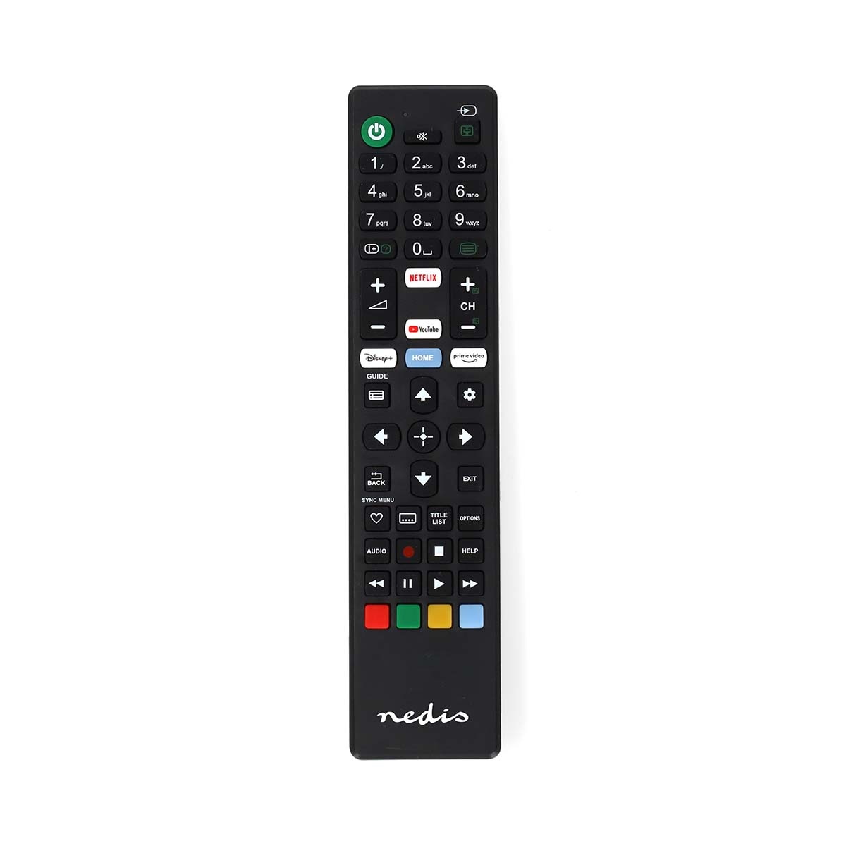 Vervangende Afstandsbediening | Geschikt voor: Sony | Voorgeprogrammeerd | 1 Apparaat | Amazon Prime / Disney + Button / Netflix Knop / Youtube Knop | Infrarood | Zwart