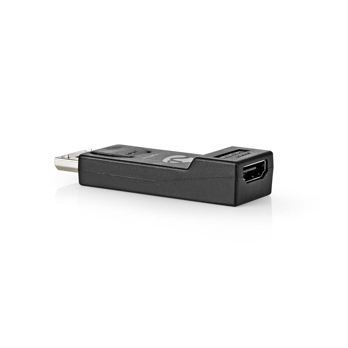 DisplayPort-Adapter | DisplayPort Male | HDMI™ Output | 1080p@60Hz | Vernikkeld | Recht | Rond | ABS | ABS | Zwart | Doos