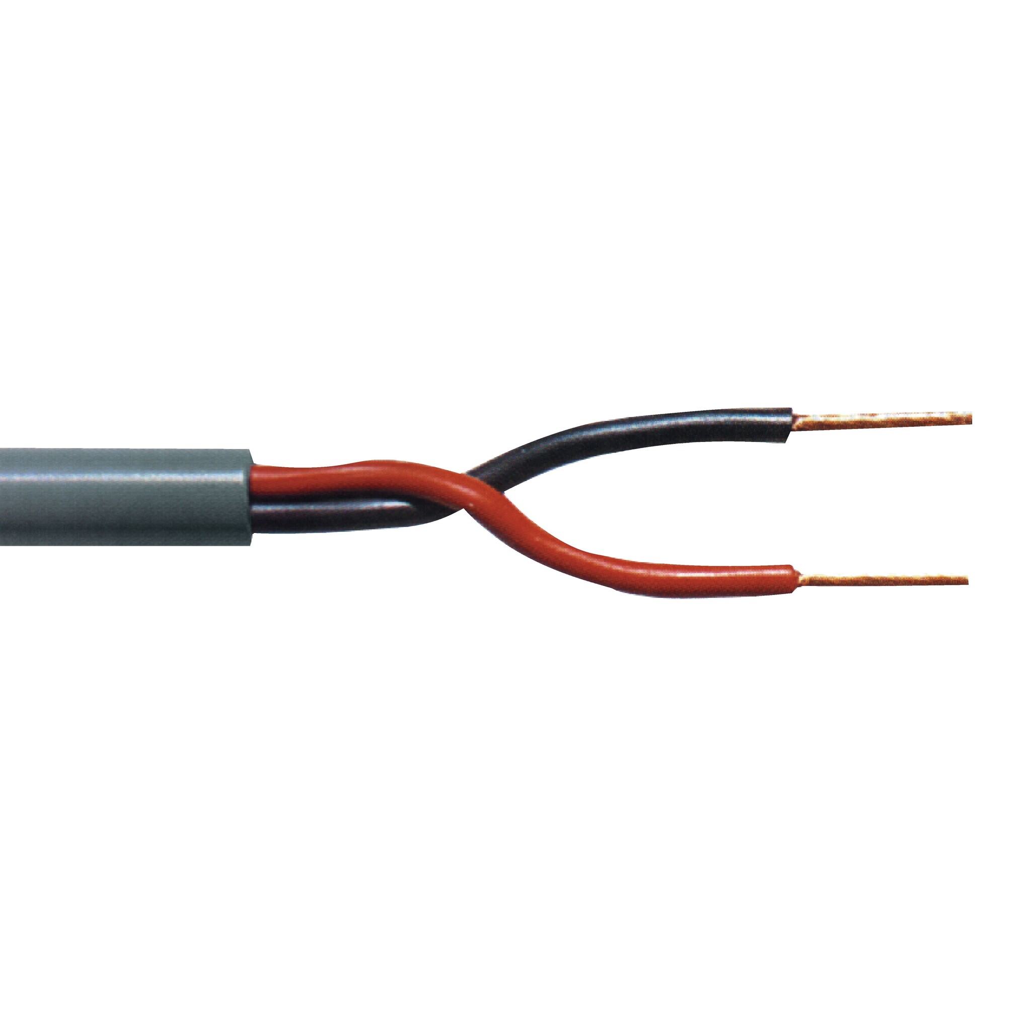 Luidsprekerkabel op Rol 2x 1.50 mm² 100 m Zwart