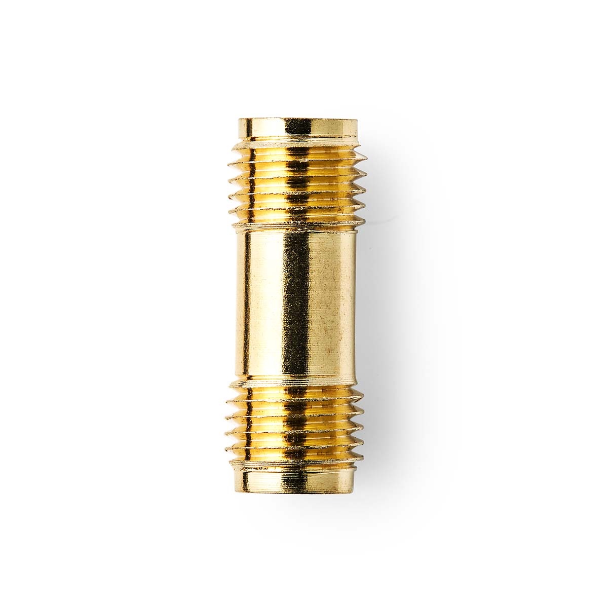 SMA-Adapter | SMA Female | SMA Female | Verguld | 50 Ohm | Recht | PVC | Goud | 2 Stuks | Doos