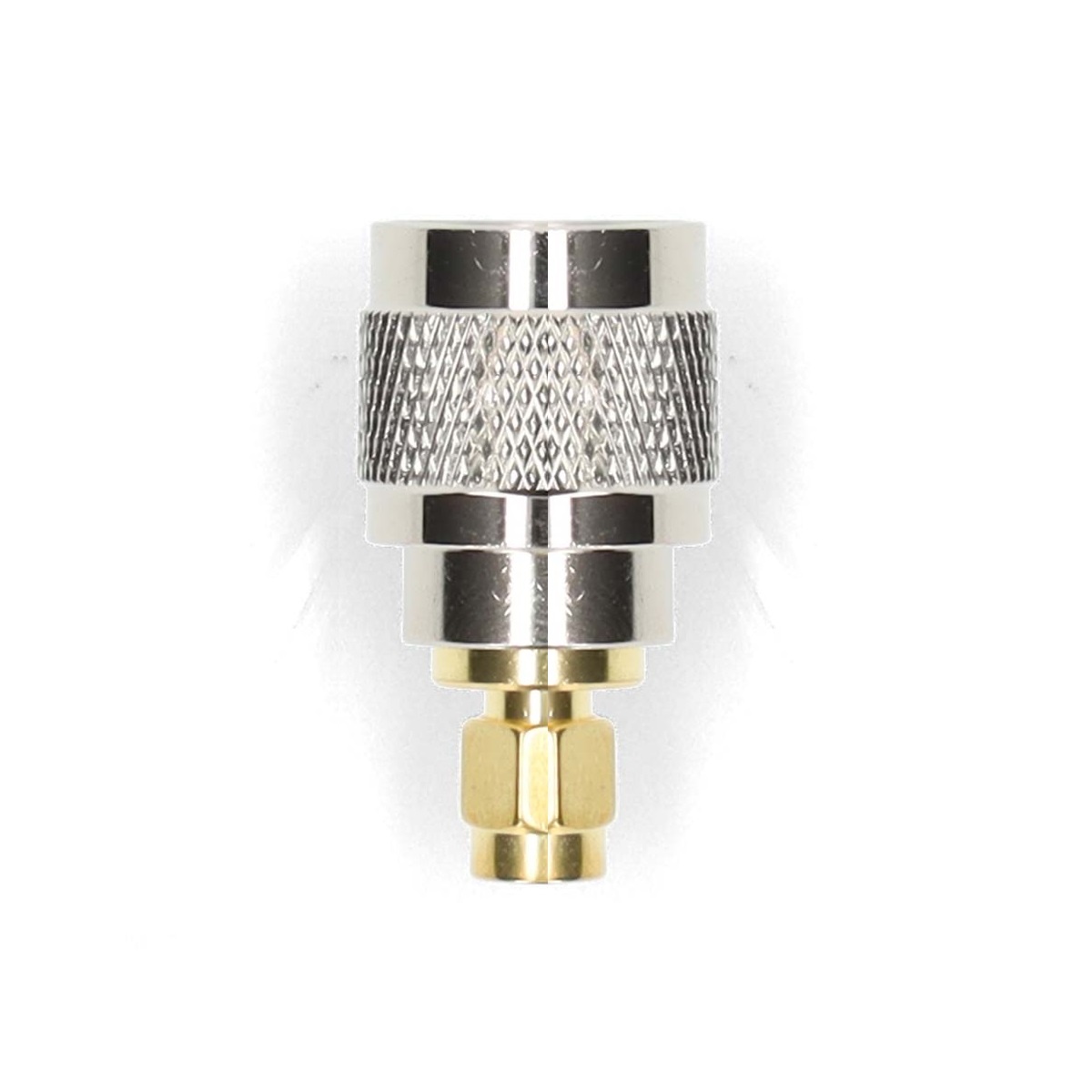 SMA-Adapter | SMA Male | N-Male | Verguld | 50 Ohm | Recht | PVC | Goud / Zilver | 2 Stuks | Doos