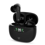 Volledig Draadloze Oordopjes | ANC (Active Noise Cancelling) | Bluetooth® | Batterij 1 werkingstijd standaard verbruik: 1800 min | Aanraakbediening | Charging case | Draadloze oplaadcase | Ingebouwde microfoon | Ondersteuning voor spraakbesturing | Zwart