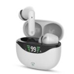 Volledig Draadloze Oordopjes | ANC (Active Noise Cancelling) | Bluetooth® | Batterij 1 werkingstijd standaard verbruik: 1800 min | Aanraakbediening | Charging case | Draadloze oplaadcase | Ingebouwde microfoon | Ondersteuning voor spraakbesturing | Wit