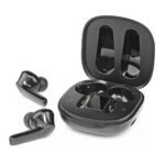 Volledig Draadloze Oordopjes | Bluetooth® | Batterij 1 werkingstijd standaard verbruik: 300 min | Aanraakbediening | Charging case | Ingebouwde microfoon | Ondersteuning voor spraakbesturing | Ruisonderdrukking | Zwart