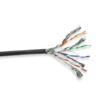 CAT7 Netwerkkabel Rol | Solid | S/FTP | Koper | 100 m | Buitenshuis | Rond | PE | Zwart | Trekdoos