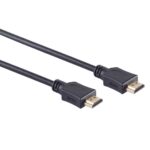 High Speed ​​HDMI™-Kabel met Ethernet | HDMI™ Connector | HDMI™ Connector | 4K@30Hz | ARC | 10.2 Gbps | 25.0 m | Rond | PVC | Zwart | Label
