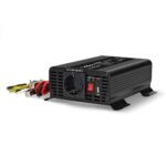 Omvormer Pure Sinusgolf | Ingangsvoltage: 12 V DC | Apparaat stroomoutput: Type F (CEE 7/3) / USB-A / 1x USB-C™ | 230 V AC 50 Hz | 300 W | Piekvermogen: 600 W | Screw Terminal | Zuivere Sinusgolf | Zekering | Zwart