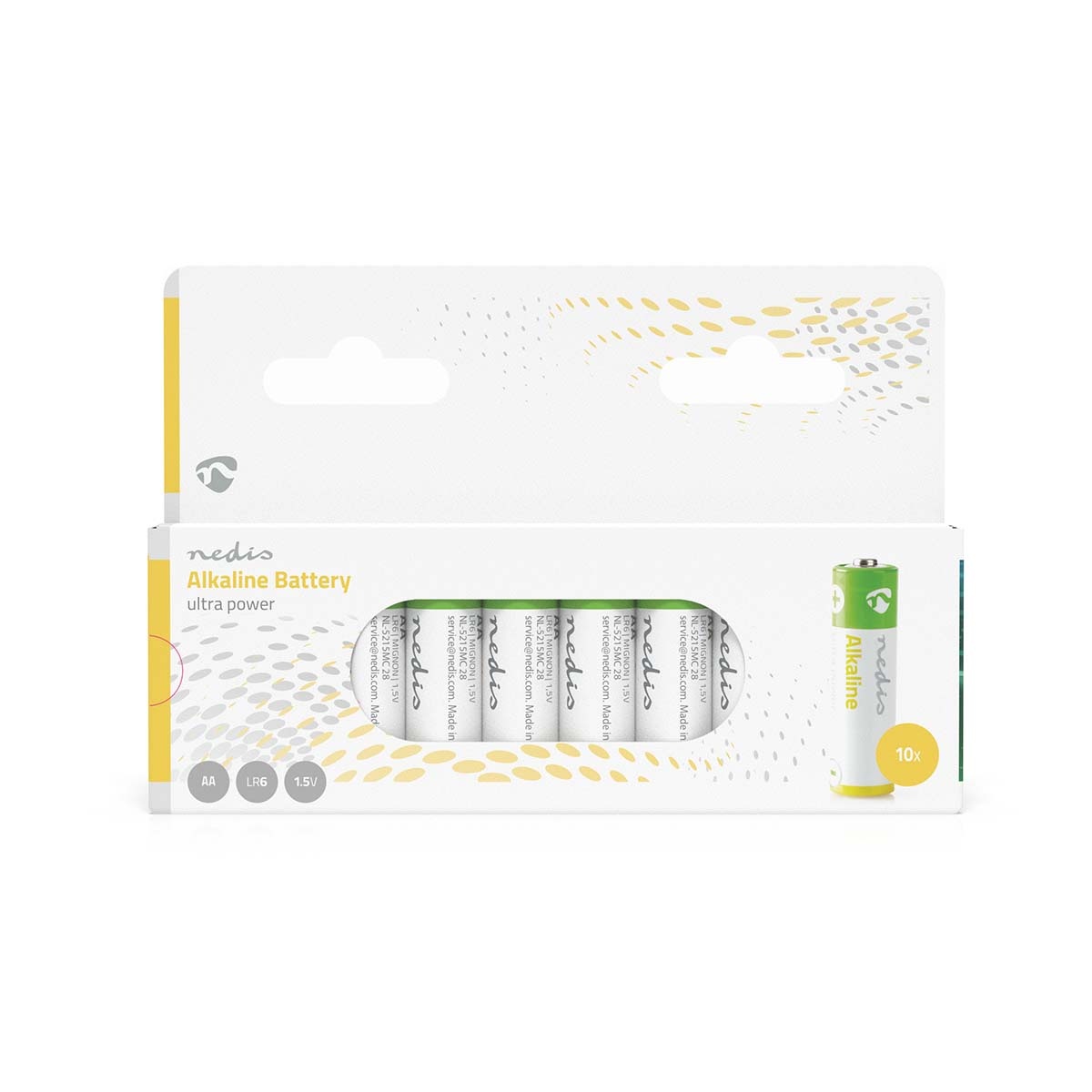 Alkaline-Batterij AA | 1.5 V DC | 10-Pak