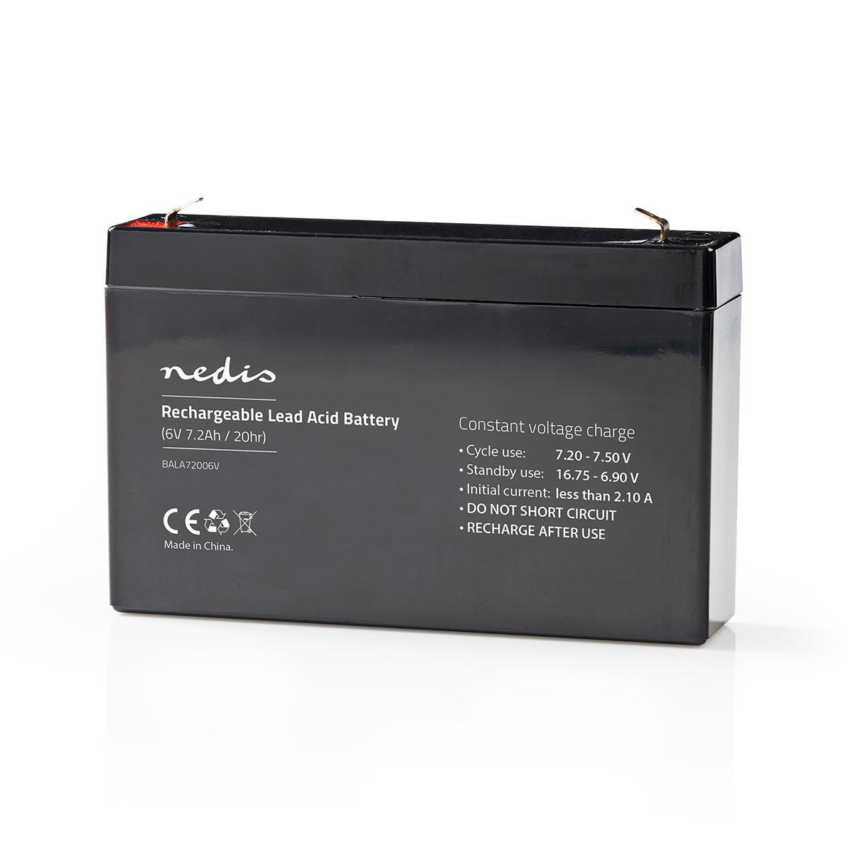 Oplaadbare Loodaccu | Lead-Acid | Oplaadbaar | 6 V | 7200 mAh