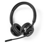PC-Headset | On-Ear | Stereo | Bluetooth | Opvouwbare microfoon | Zwart