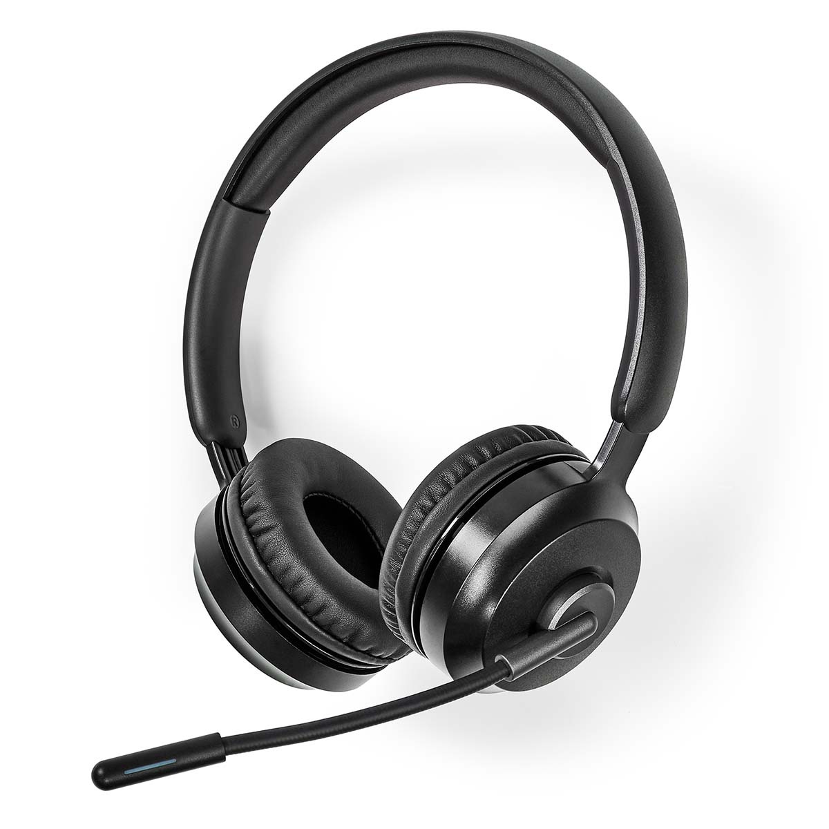 PC-Headset | On-Ear | Stereo | Bluetooth | Opvouwbare microfoon | Zwart