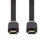 Nedis platte HDMI kabel - versie 1.4 (4K 30Hz) / zwart - 2 meter