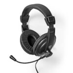PC Headset | Over-Ear | Stereo | 2x 3.5 mm | Fold-Away Microphone | 1.80 m | Black