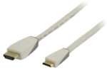 High Speed HDMI kabel met Ethernet HDMI-Connector - HDMI Mini-Connector Male 1.00 m Wit