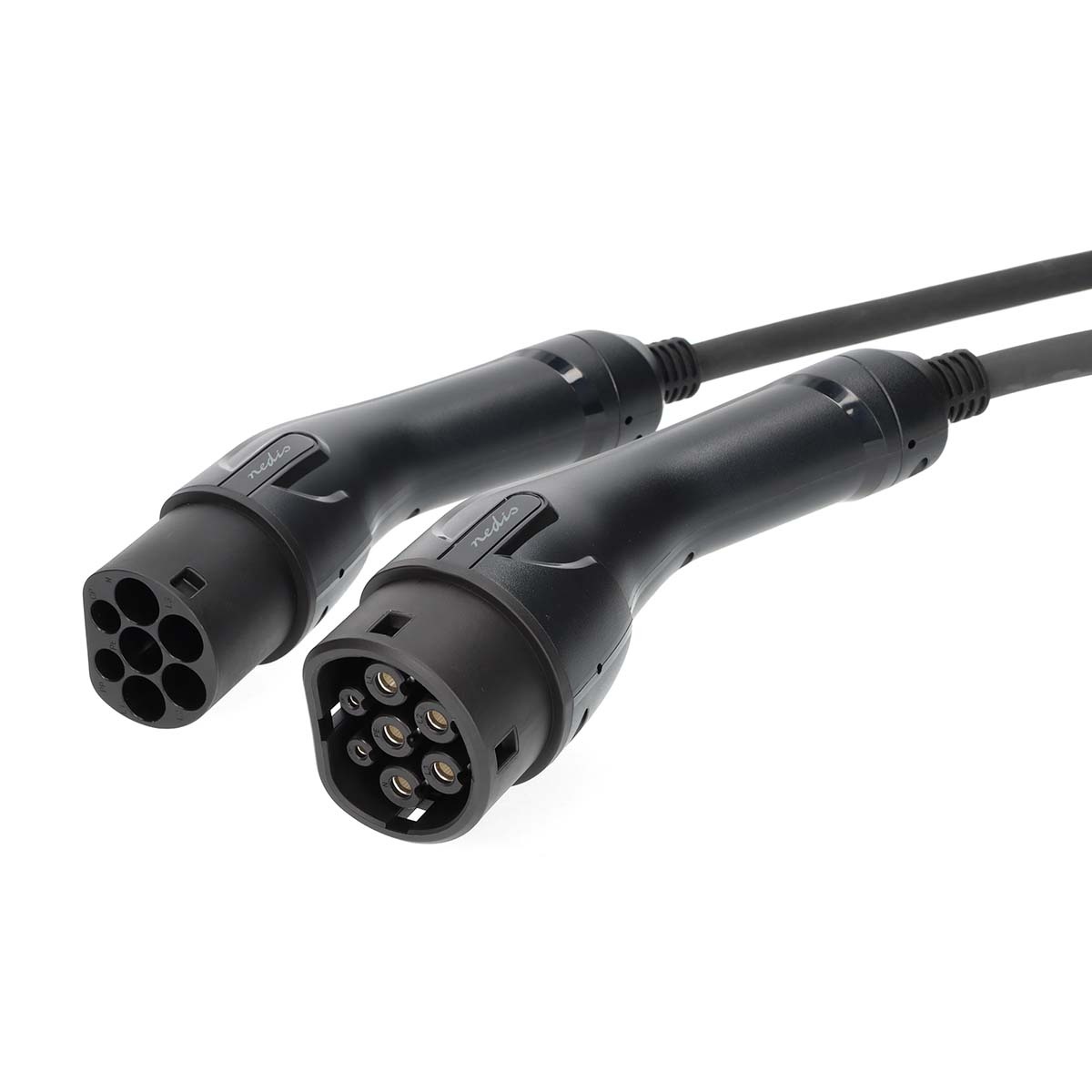 Kabel voor elektrische voertuigen | Cable Type 2 | 16.0 A | 11000 W | 3-fasen | 5.00 m | Zwart | Gift Box