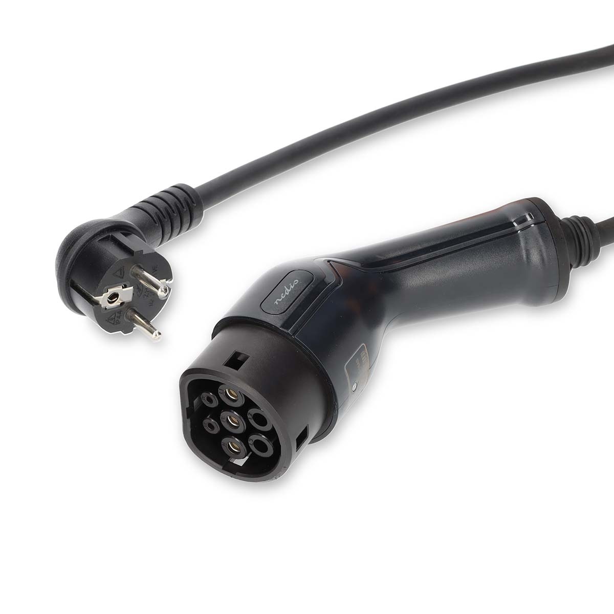 Draagbare oplader voor elektrische voertuigen | AT-N05V3V3-F 3G1.5 | 1380 / 2300 / 3680 W | 6.0 / 8.0 / 10.0 / 13.0 / 16.0 A | 1 Phase | 5.00 m | Zwart | Gift Box